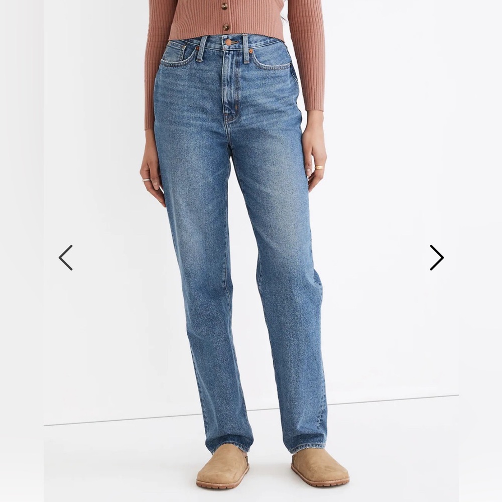 Madewell Baggy Straight Jeans in Westmont Wash